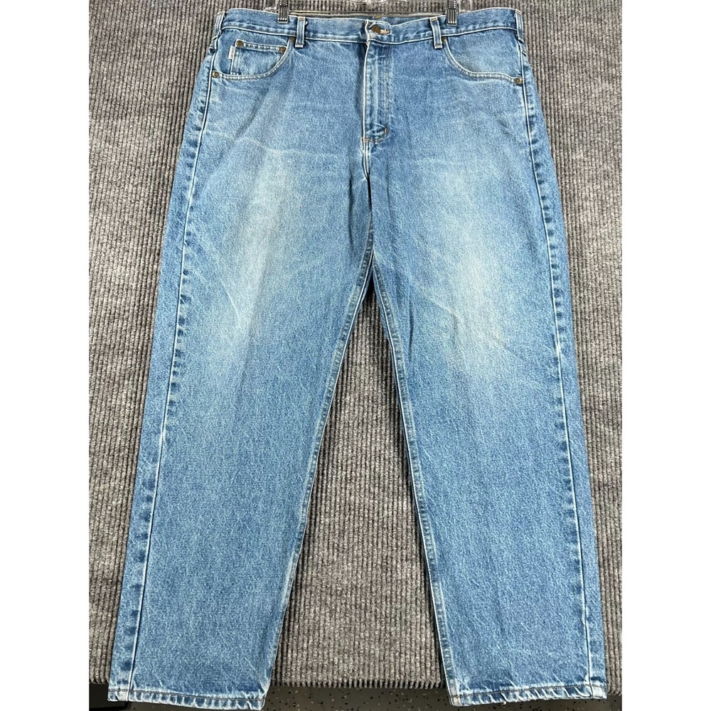 Carhartt Jeans Mens Size 40x30 Relaxed Fit Work Casual Blue Denim Outdoor
